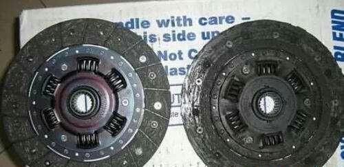 How can you tell if a manual transmission clutch disc is burned out?
